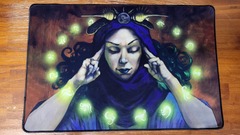Playmat Brainstorm -Mercadian Masques-  (60x40cm con bordes cosidos)